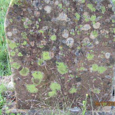 BEZUIDENHOUDT Ragel Jacomina Johanna nee GREEF 1859-1957