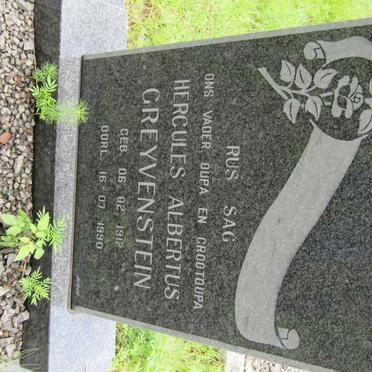 GREYVENSTEIN Hercules Albertus 1912-1990