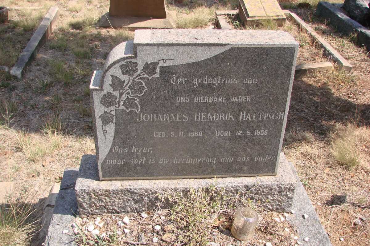HATTINGH Johannes Hendrik 1880-1956