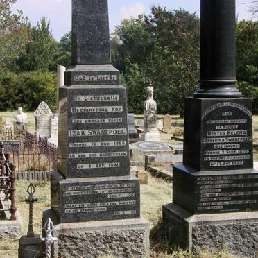 SWANEPOEL Izak 1866-1941 &amp; Hester Helena Catherina NAUDE 1873-1925