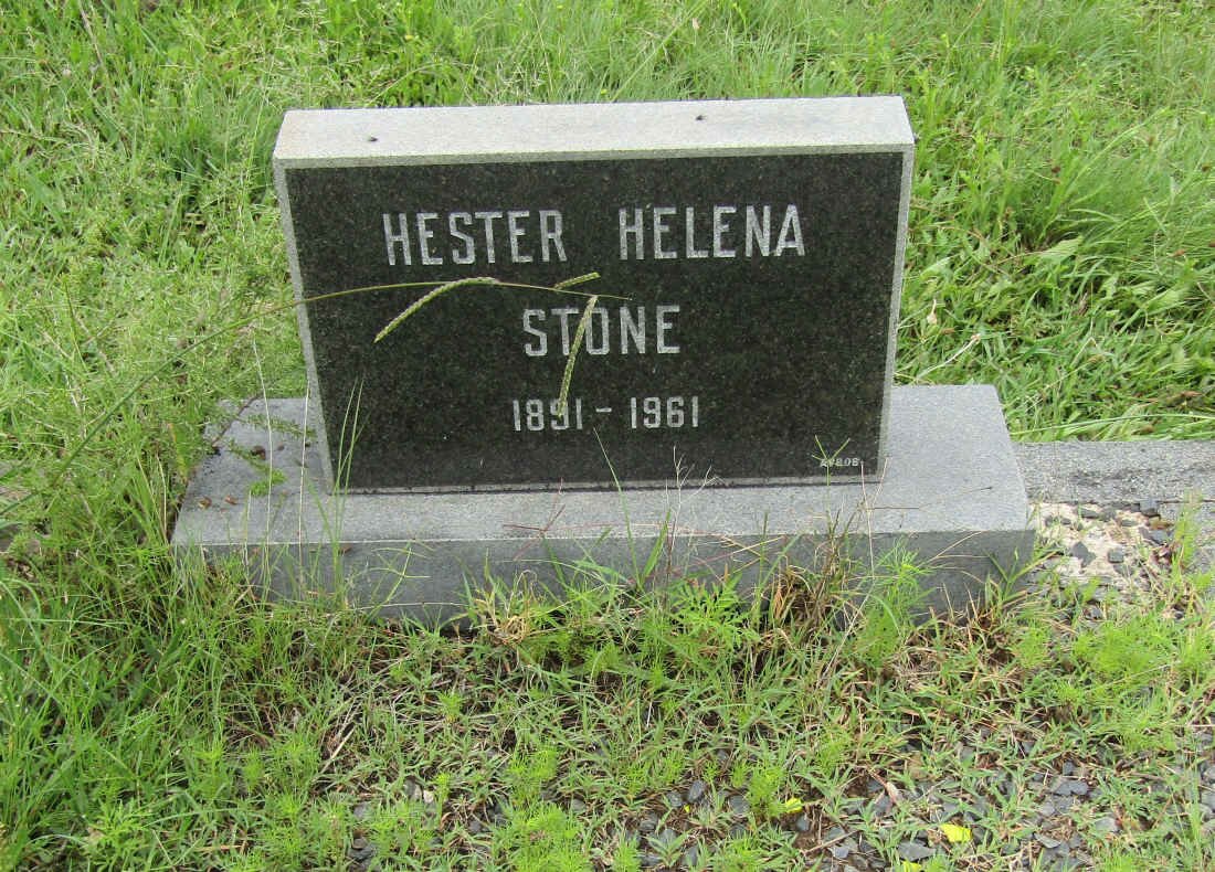 STONE Hester Helena 1891-1961