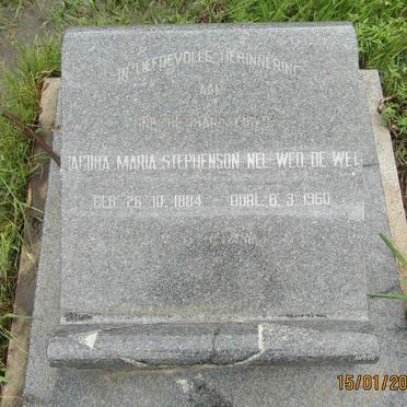 STEPHENSON Jacoba Maria formerly DE WET nee NEL 1884-1960