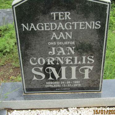 SMIT Jan Cornelis 1963-2016
