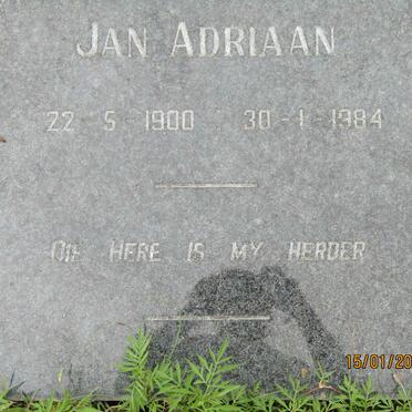 ? Jan Adriaan 1900-1984