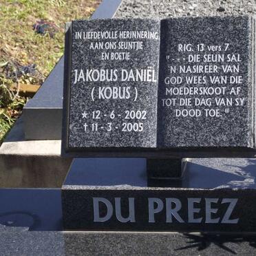 PREEZ Jakobus Daniël, du  2002-2005