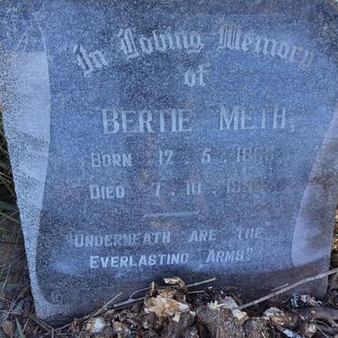METH Bertie 1896-1958