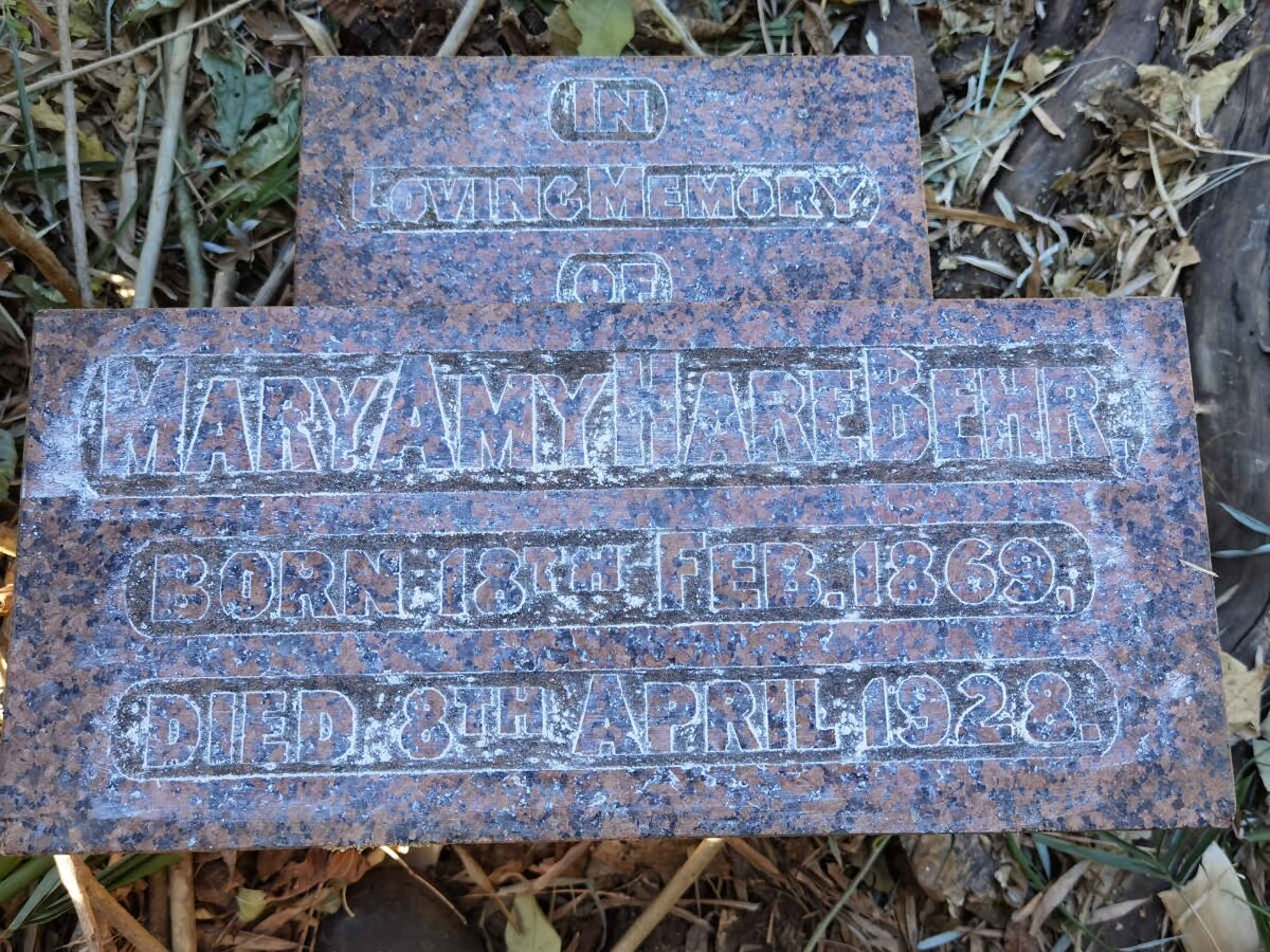 BEHR Mary Amy Hare 1869-1928