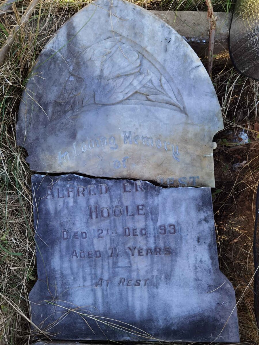 HOOLE Alfred Ernest -1931