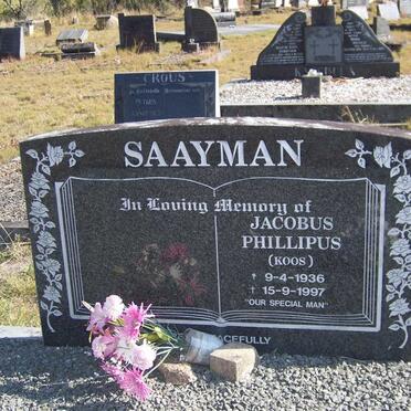 SAAYMAN Jacobus Phillipus 1936-1997