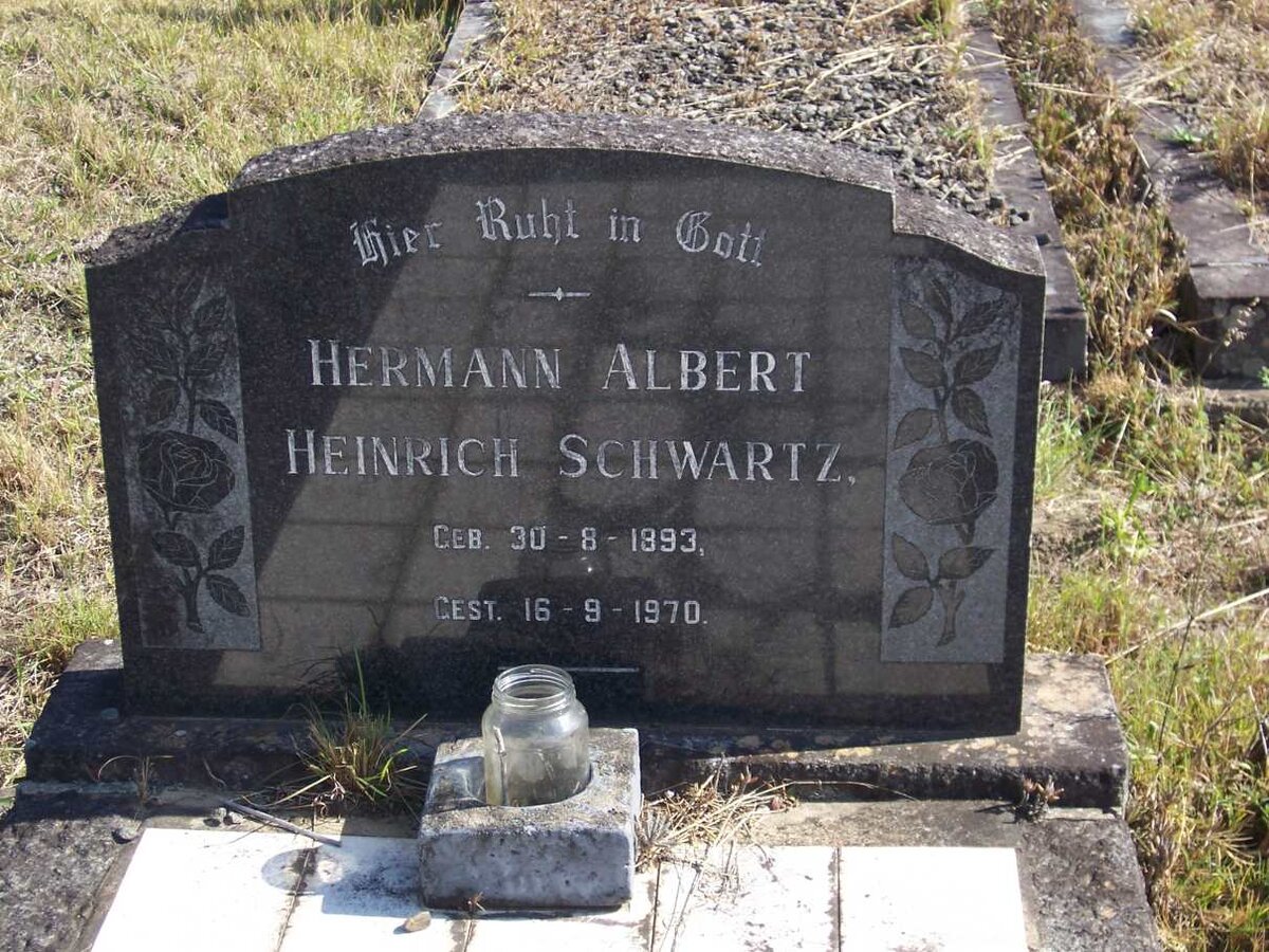 SCHWARTZ Hermann Albert Heinrich 1893-1970