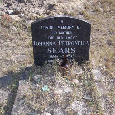 SEARS Johanna Petronella nee VENTER 1917-
