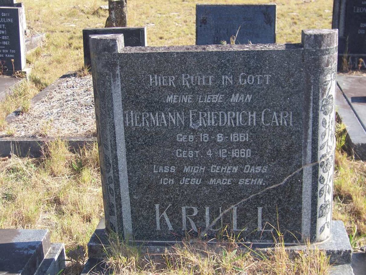 KRULL Hermann Friedrich Carl 1881-1960