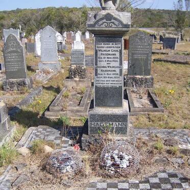 HAGEMANN Wilhelm Carl 1854-1933 &amp; Johanna Wilhelmine 1858-1934