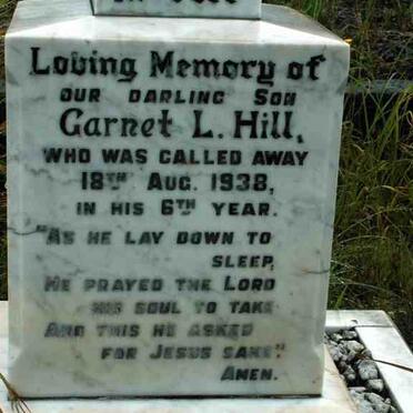 HILL  Garnet L.  -1938
