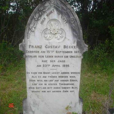 BECKER Franz Gustav 1852-1898