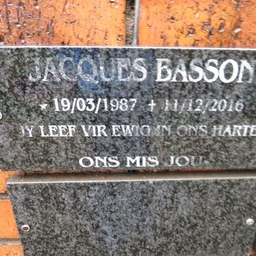 BASSON Jacques 1987-2016