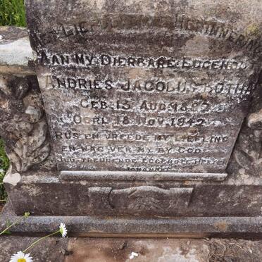 BOTHA Andries Jacobus 1892-1942