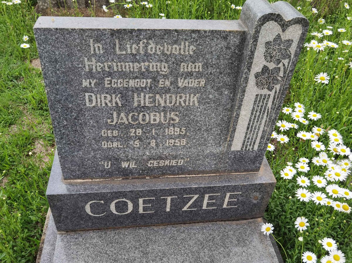 COETZEE Dirk Hendrik Jacobus 1895-1958