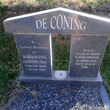 CONING Magdalena Gertruida, de 1936-1997