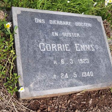 EMMS Corrie 1923-1940