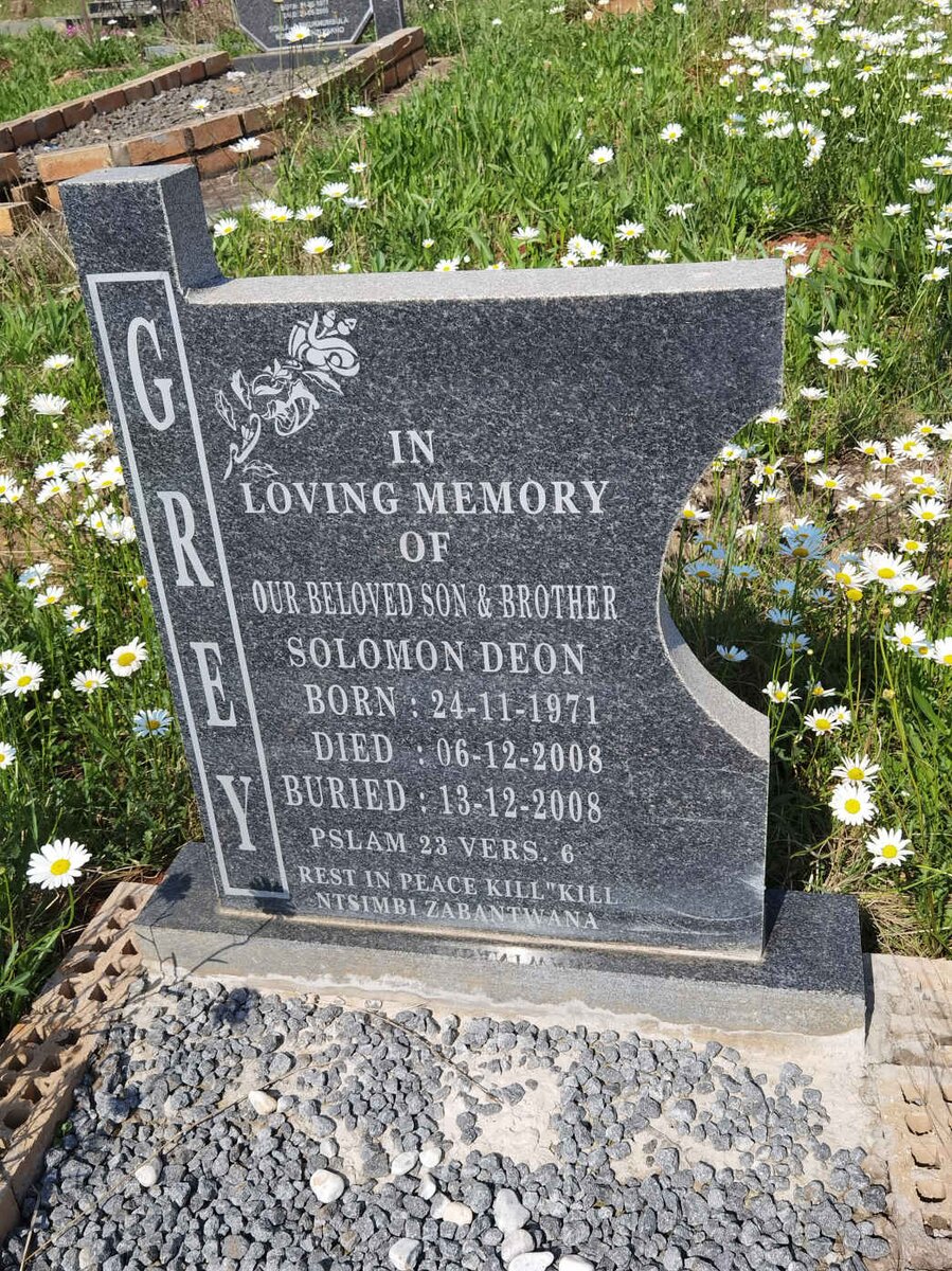 GREY Solomon Deon 1971-2008