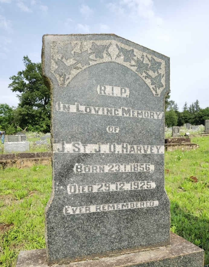 HARVEY J. ST. J.D. 1856-1925