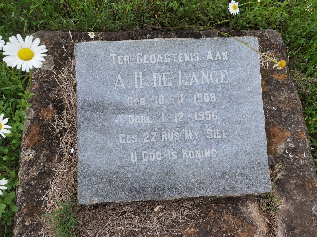 LANGE A.H., de 1908-1956