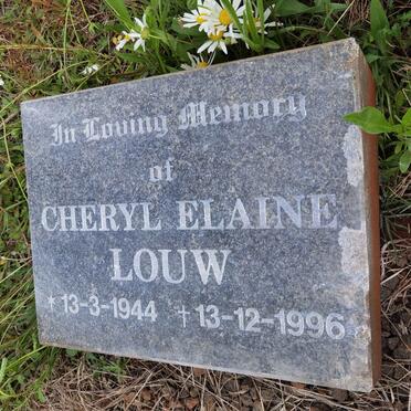 LOUW Cheryl Elaine 1944-1996