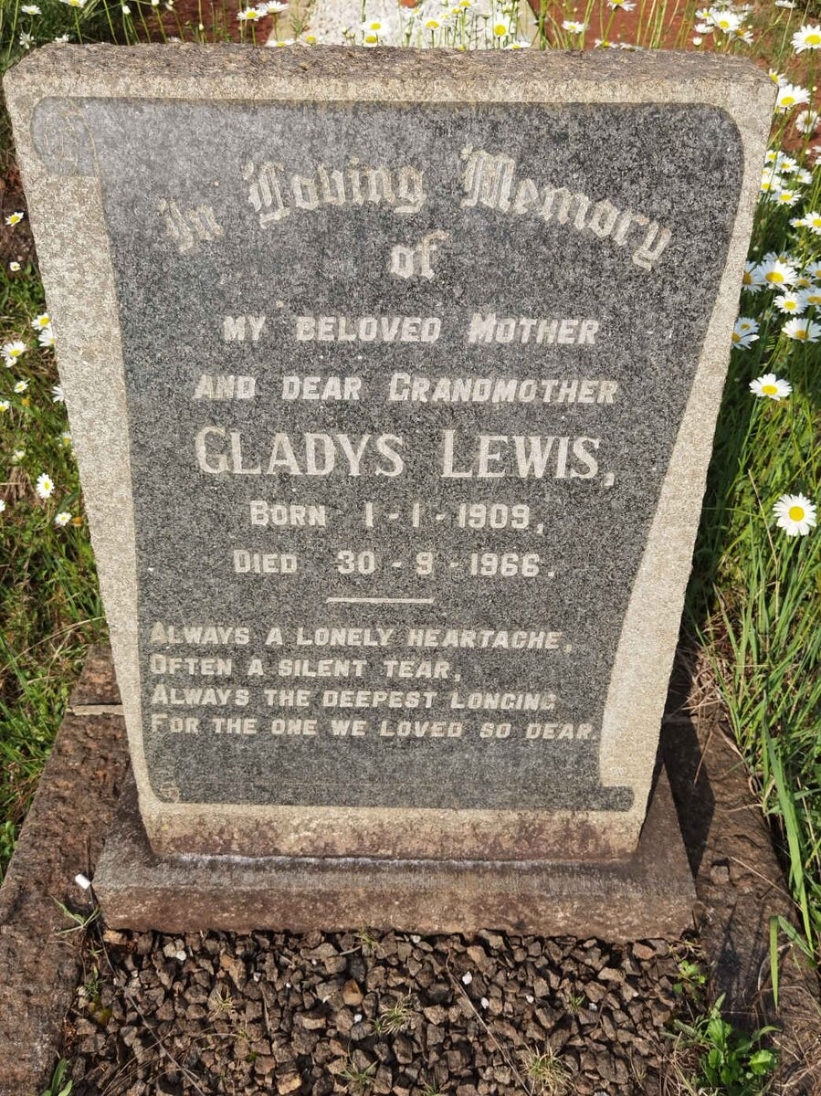 LEWIS Gladys 1909-1966