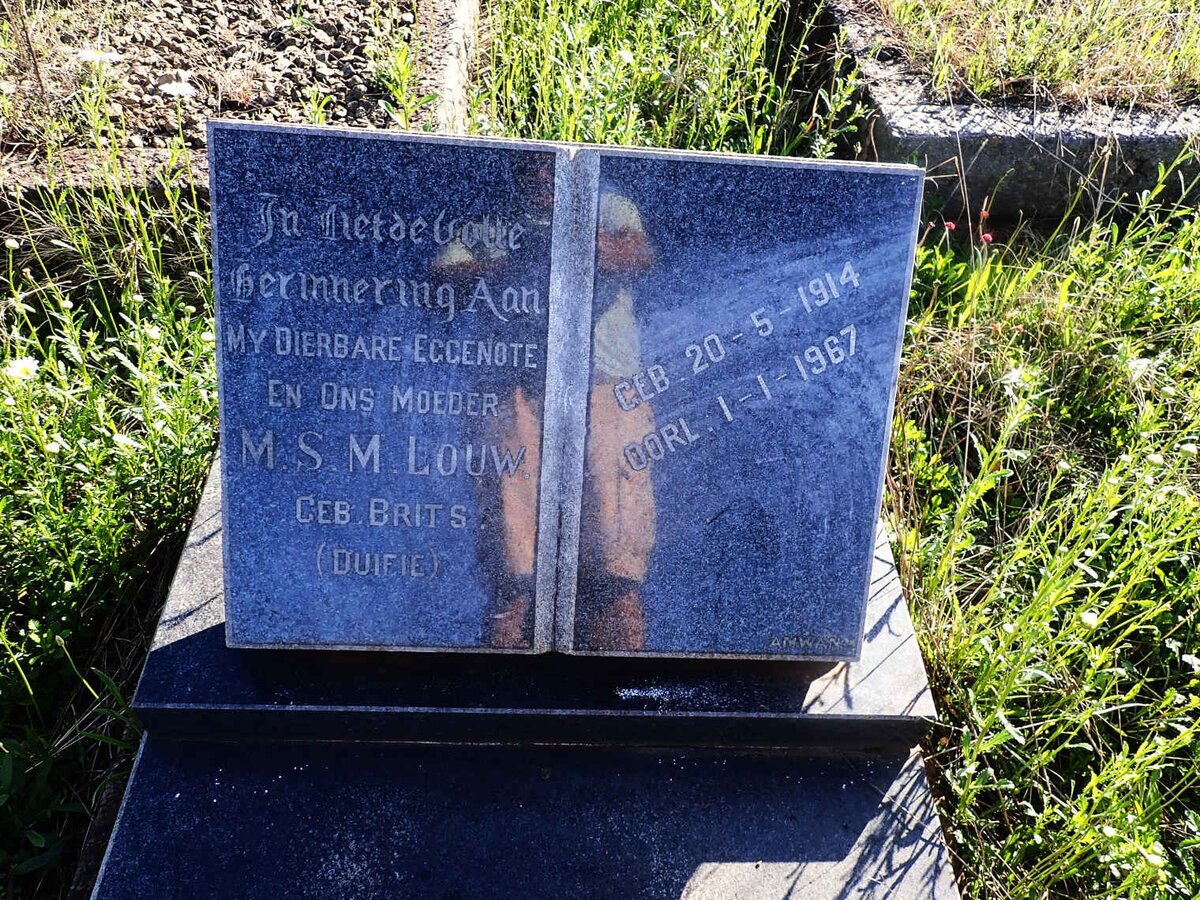LOUW M.S.M. nee BRITS 1914-1967