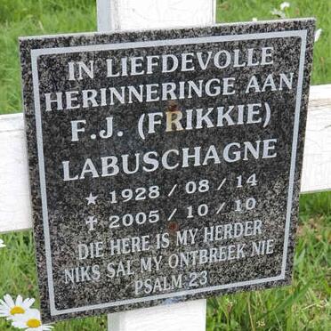 LABUSCHAGNE F.J. 1928-2005