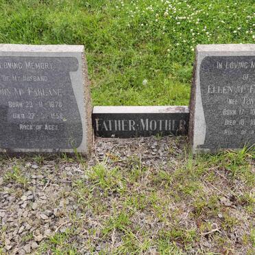 MCFARLANE John 1878-1958 &amp; Ellen TAYLOR 1887-1973