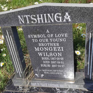 NTSHINGA Mongezi Wilson 1967-2007
