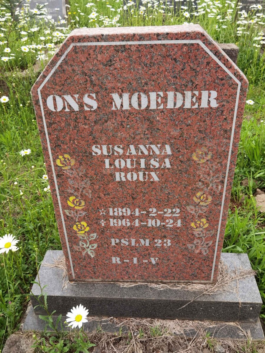 ROUX Susanna Louisa 1894-1964