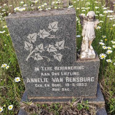 RENSBURG Annelie, van 1953-1953