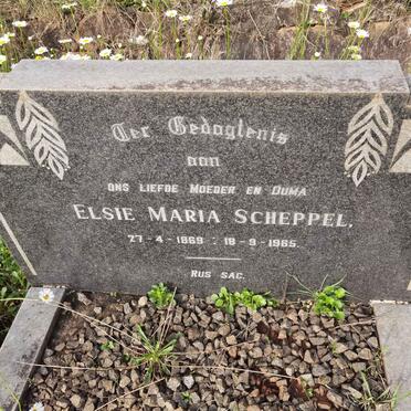 SCHEPPEL Elsie Maria 1869-1965