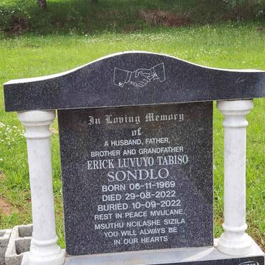 SONDLO Erick Luvuyo Tabiso 1969-2022