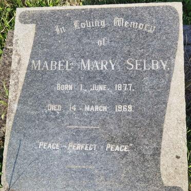 SELBY Mabel Mary 1877-1969