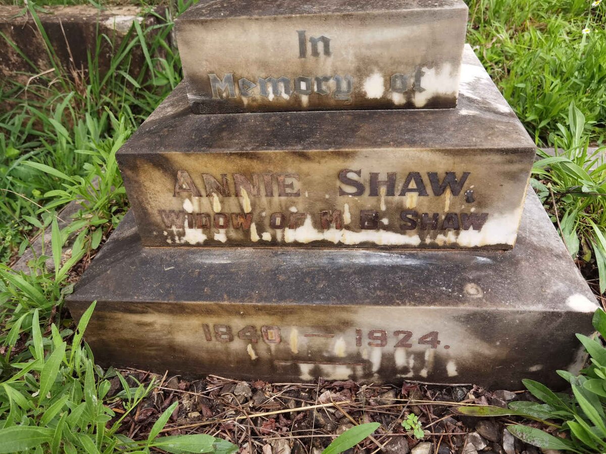 SHAW Annie 1840-1924