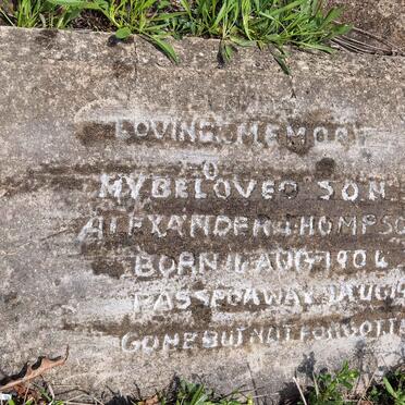 THOMPSON Alexander 1904-19??