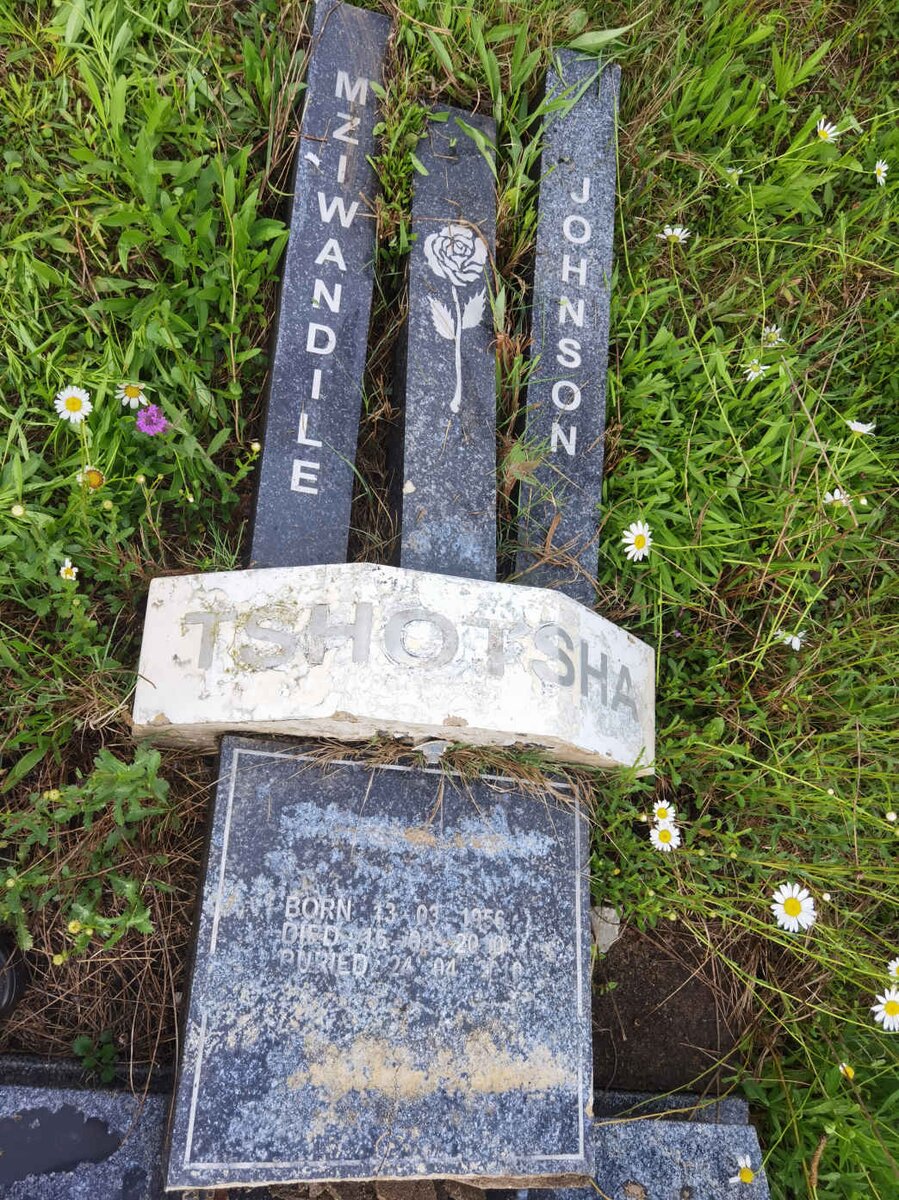 TSHOTSHA Mziwandile Johnson 1956-20?0