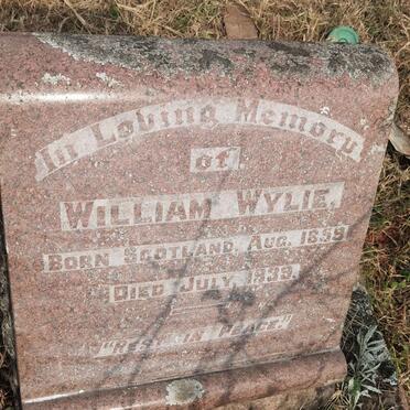 WYLIE William 1859-1939