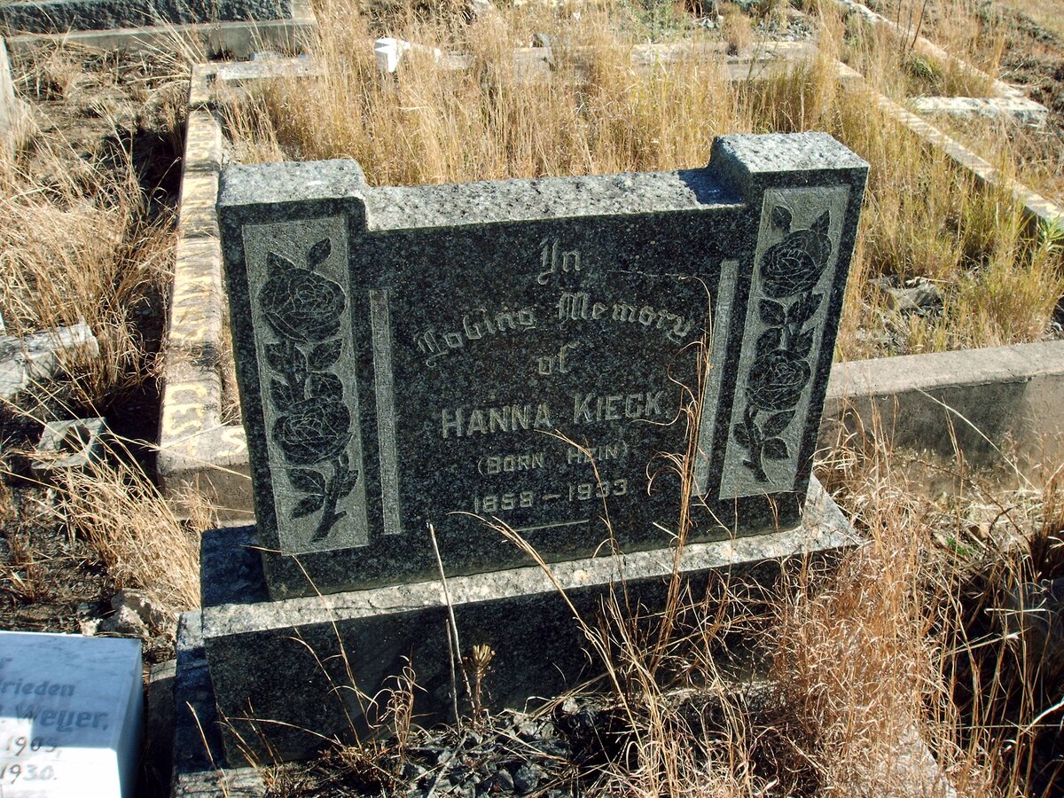KIECK Hanna nee HEIN 1858-1933