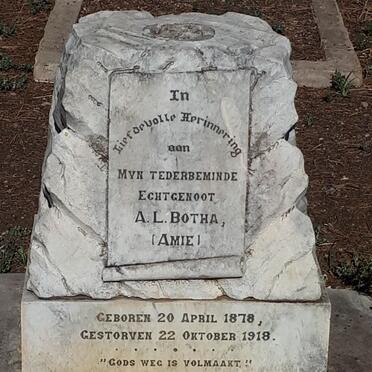 BOTHA A.L. 1878-1918