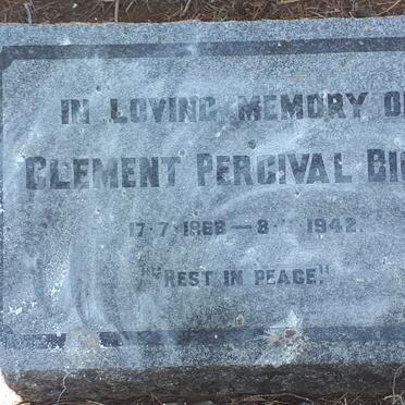 BIGGS Clement Percival 1868-1942