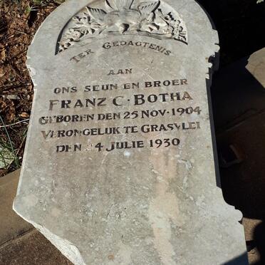 BOTHA Franz C. 1904-1930