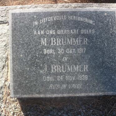 BRUMMER M.- 1917 &amp; J. -1938