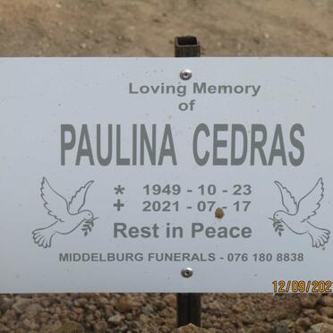 CEDRAS Paulina 1949-2021