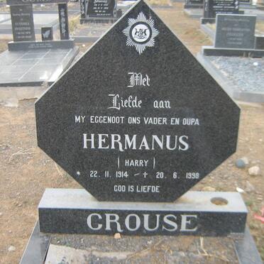 CROUSE Hermanus 1914-1998