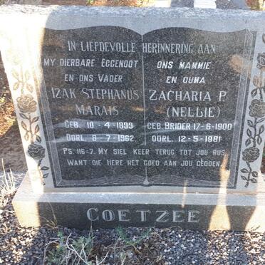 COETZEE Izak Stephanus Marais 1899-1962 &amp; Zacharia P. BRIDER 1900-1981